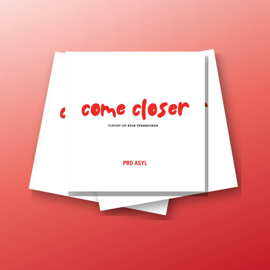 Aufkleber - come closer