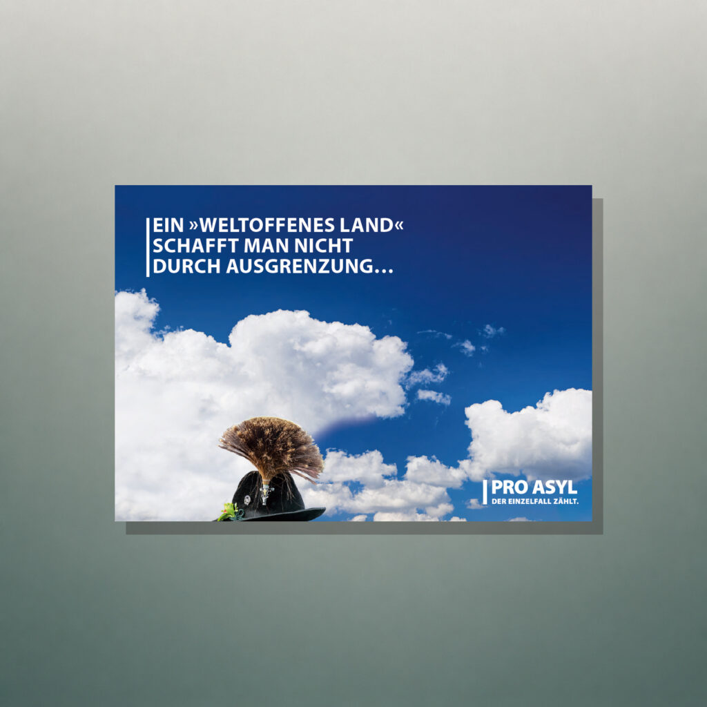 Print - Plakat Weltoffenes Land