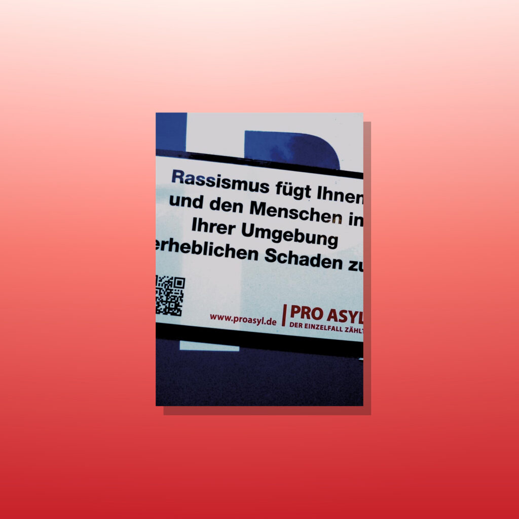 Aufkleber - Rassismus führt zum Verlust Ihres Mitgefühls