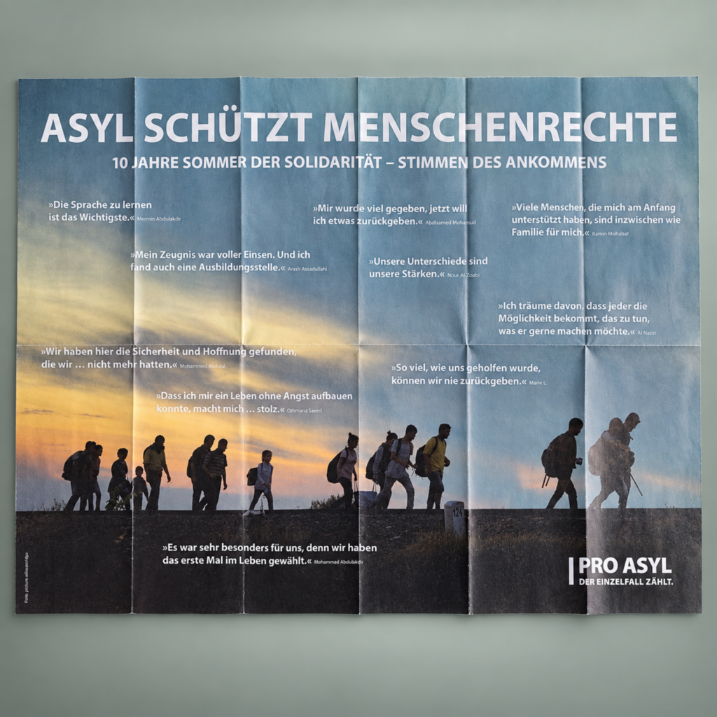Print - Asyl schützt Menschenrechte